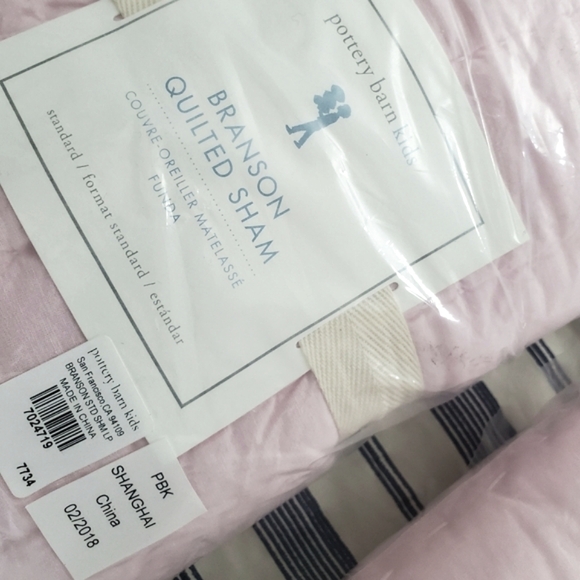 Pottery Barn Kid's - Branson Standrard Quilted Sham (set of 2) NWT (Z09) - Picture 3 of 8